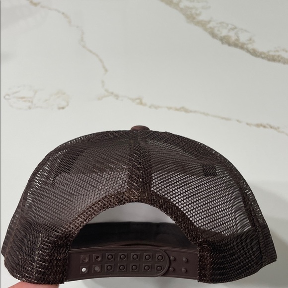 Panache Apparel Co. Brown Mesh DIBS ON THE COWBOY Trucker Hat